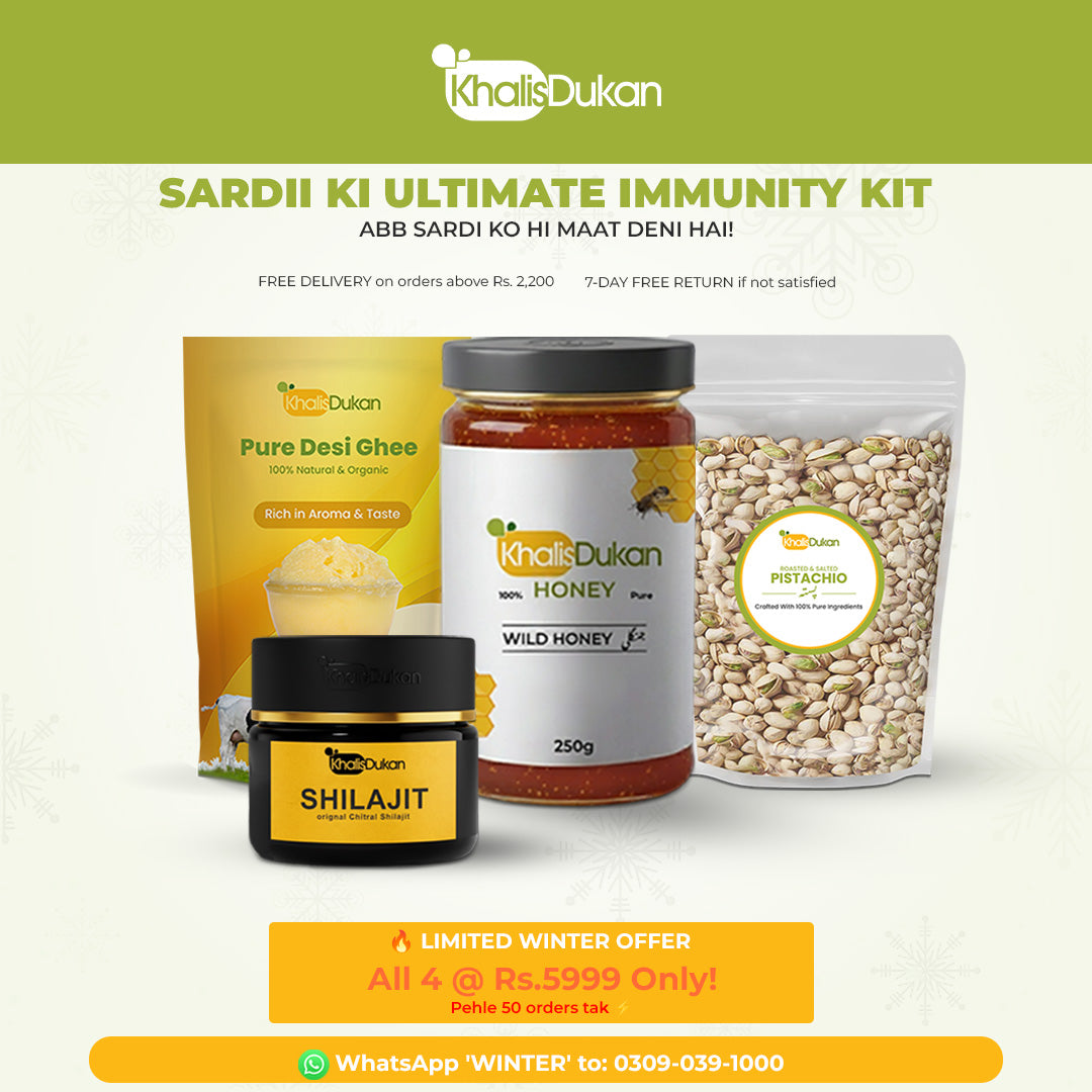 Buy Organic Shilajit and Honey Winter Deal in Pakistan - Khalis Dukan